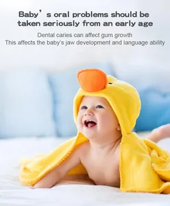 Commercio all'ingrosso della fabbrica Non tossico e inodore per uso alimentare in Silicone <span class=keywords><strong>spazzolino</strong></span> da denti lettino per bambini - Product Image 5