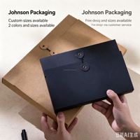 Enveloppe pour documents A4 en papier kraft avec fermeture à cordon pour expédition express