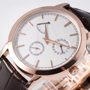 นาฬิกาควอตซ์สแตนเลสสตีลสำหรับผู้ชายหน้าปัดโลโก้ออกแบบได้ตามต้องการสไตล์นักธุรกิจยอดนิยม - Product Image 3