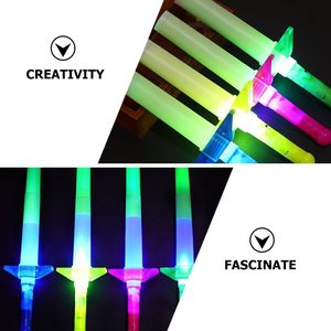 Bâtons LED RGB pour Fêtes d'Enfants, Épées Rétractables de 68 cm avec Éclairage Fluorescent Clignotant, Décorations de Fête Lumineuses - Product Image 4