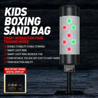 Sac de frappe intelligent et étanche, cible de boxe autoportante, absorption des chocs multicouche, base à 25 ventouses, réaction rapide, fitness