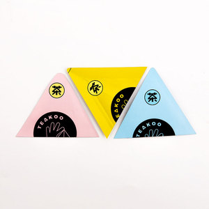 Custom Printed Heat Seal <strong>Sachet</strong> Bag Biodegradable <strong>Tea</strong> Packaging Bag Triangle <strong>Tea</strong> Bag - Product Image 1