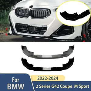 สำหรับรถยนต์ซีรีส์ 2 G42 ปี 2022-2024 สำหรับรุ่น M Sport ชุดแต่งกันชนหน้า สปอยเลอร์ภายนอก ชุดแต่งป้องกัน ชุดแต่งตัวถัง - Product Image 1