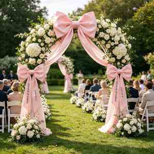 Grande nœud de voiture de mariage personnalisé en satin, décoration de voiture de mariée, nœud en ruban personnalisé pour défilé de mariage, demande en mariage, anniversaire - Product Image 4