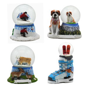 Figuras de Resina Personalizadas de Volcán de Islandia, Estatua de Caballo Geiser, Diseño de Puffin, 45mm 65mm 80mm, Recuerdo, Globo de Nieve - Product Image 2