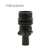 Connecteur circulaire industriel mâle fileté PSCCONN MS5015 Série MS3101A 28-21P, prise d'alimentation aérienne en ligne à 37 broches
