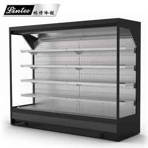 Lintee supermercato frigorifero refrigeratore verticale Display raffreddamento statico Display Non gelo bevande vegetali latte frutta Cooler - Product Image 6