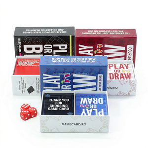 <span class=keywords><strong>Jeu</strong></span> de cartes à boire amusant pour adultes, personnalisé, sur le thème de la satire politique, certifié FSC, écologique, en carton premium, avec boîte, 2 jeux de cartes superposés - Product Image 1