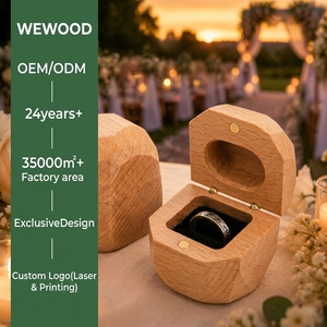 Vietnam Wood <b>Ring</b> <b>Box</b> for Proposal Handcrafted Luxury Engagement <b>Ring</b> Holder for Unique Anniversary and Wedding Gift - Product Image 3