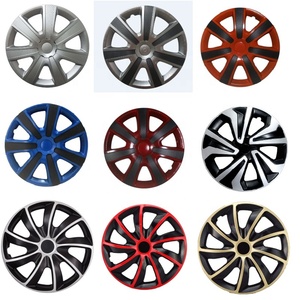 Cubiertas de plástico ABS/PP para rueda de coche, de 13 pulgadas y <span class=keywords><strong>15</strong></span> pulgadas cubierta decorativa, color negro, con tapa cromada, China, venta al por mayor de fábrica - Product Image 3