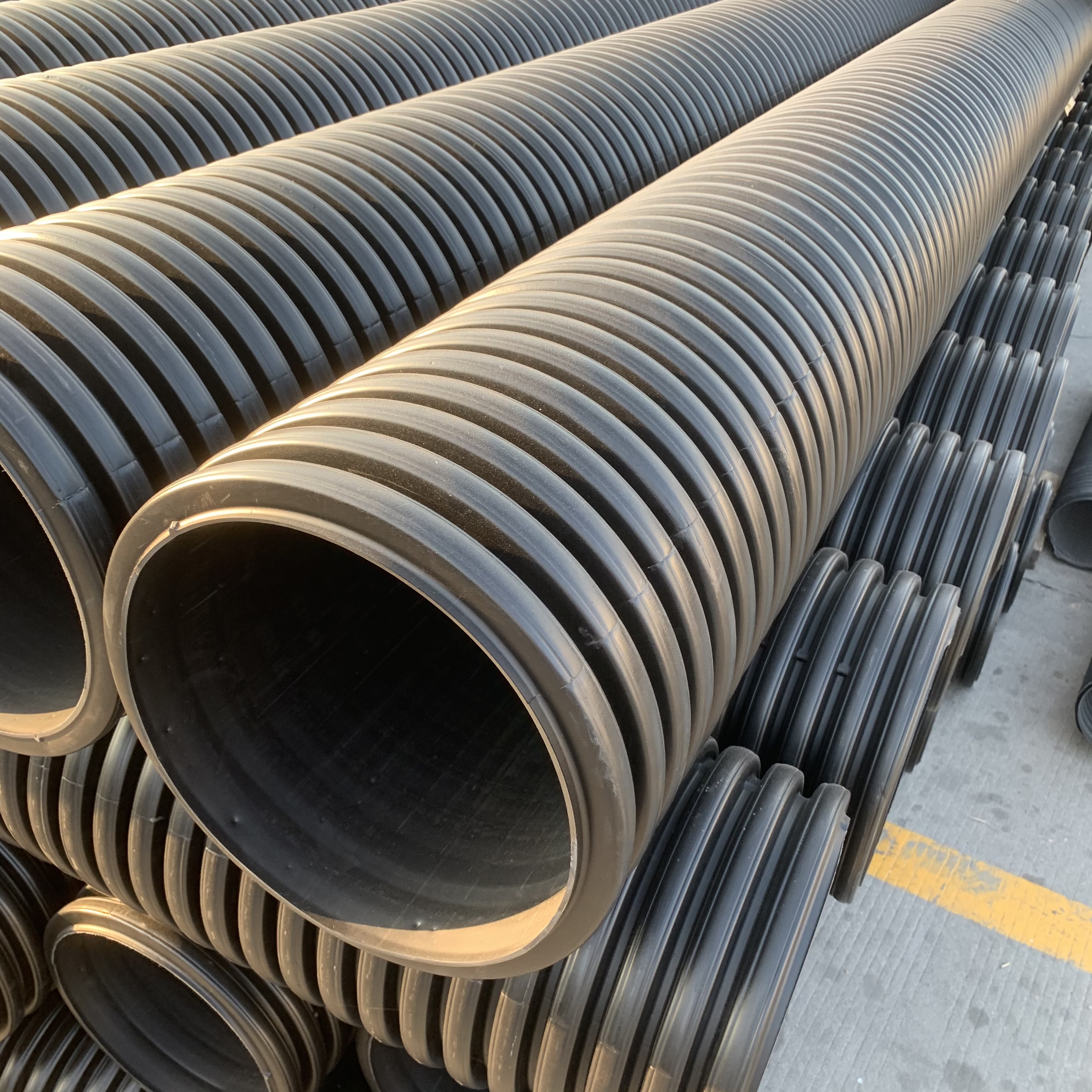 Прочная труба HDPE Carat для дренажных канализационных и канализационных труб 3000 мм
