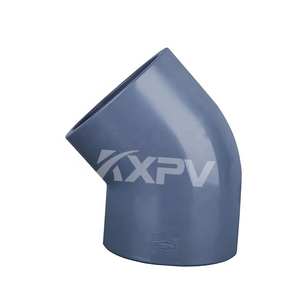 Лучший прайс-лист 110 мм пластиковые ПВХ фитинги 135 градусов и 45 градусов локоть DN15-DN600 - Product Image 1