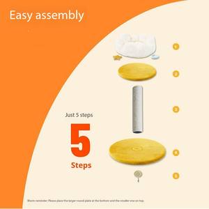 Lüks Modern çiçek tasarım çok seviyeli ahşap kedi ağacı yerden tasarruf Sisal tırmalama mesajları tüm kediler büyük karton - Product Image 5