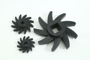 Rouleau à doigts en PU résistant à l'usure, dureté Shore 90A, taille et forme personnalisées, pour batteuse agricole, tamiseur <span class=keywords><strong>de</strong></span> sol autonettoyant, certifié ISO 9001 - Product Image 5