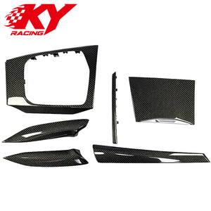 Pour BMW G20 G21 G22 G28 G80 G81 G87 M2 M3 M240i M340i 2019-2025, console de tableau de bord intérieure en fibre de carbone - Product Image 1