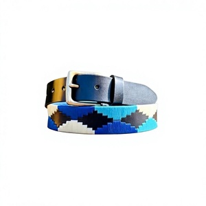 Cinturón de Cuero para Hombre, Color Marrón, Hebilla de Acero, Resistente al Agua, Ecológico, de Alta Resistencia, 3.8 CM de Ancho, 140 CM de Largo - Product Image 3
