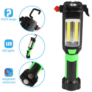 QXMOVING lampe de poche LED Rechargeable lampe de travail Portable USB aimant intégré Camping extérieur <span class=keywords><strong>voiture</strong></span> Inspection lampe de poche torche - Product Image 1