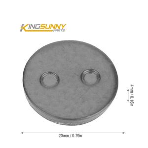 2 pièces <span class=keywords><strong>de</strong></span> plaquettes <span class=keywords><strong>de</strong></span> <span class=keywords><strong>frein</strong></span> rondes semi-métalliques pour scooter électrique <span class=keywords><strong>Xiaomi</strong></span> <span class=keywords><strong>M365</strong></span> Pièces détachées Escooter Accessoires <span class=keywords><strong>de</strong></span> remplacement - Product Image 2