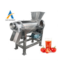 Industriële Kleine Model Koude Pers Fruit Oranje Citroen Plantaardige Spiral Mango Juicer Productielijn Machine Om Vruchtensap