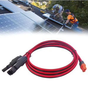Adaptateur de connecteur solaire vers XT60i-F, câble <span class=keywords><strong>4mm2</strong></span>, câble de charge pour panneau solaire, générateur solaire, station d'alimentation portable vers <span class=keywords><strong>MC4</strong></span> - Product Image 3
