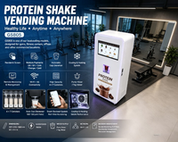 Machine à milk-shakes nutritionnels automatique avec grand écran et verrouillage par mot de passe pour les magasins de détail