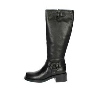 Bottes hautes noires Naomi pour femme Chiara Formentini, taille 38, hauteur du talon 4 cm - Product Image 1