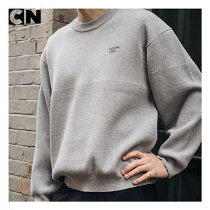 เสื้อสเวตเตอร์ไหมพรมผ้าฝ้ายสำหรับผู้ชาย ไซส์ XXL  ป้องกันรอยยับ ระบายอากาศได้ดี  ออกแบบโลโก้ตามสั่ง ได้รับการรับรองมาตรฐาน GRS  ตกแต่งด้วยลายปัก - Product Image 2