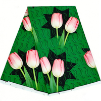 Tissu Africain Imprimé Wax en Coton 100% de Haute Qualité, Motif Wax Hollandais Non Tissé, Pagne Africain Personnalisé
