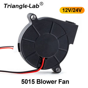 Ventilateur soufflant Trianglelab 5015 de haute qualité avec roulement à billes, refroidissement DC 12V/24V sans balais pour dissipation thermique d'imprimante 3D, neuf - Product Image 3