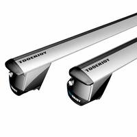 Système de barres de toit professionnelles pour voiture - Barres en aluminium aérodynamiques avec sécurité par clé, compatibles avec la plupart des modèles de SUV
