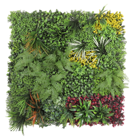 Panneaux muraux de plantes artificielles 3D personnalisés de l'usine Shangchu, jardin vertical, plantes vertes, décoration intérieure et extérieure