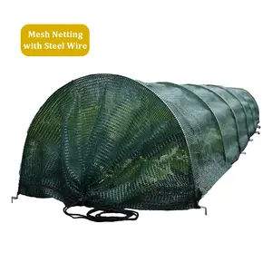 Netting Grow Tunnel Plant Greenhouse Cloche Garden Easy Netting Growing Tunnel with Insect Protection Netting