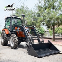 Tractor Agrícola Económico LAWNIO con Embrague de Doble Acción y Enganche de Tres Puntos de Alta Resistencia para Preparación de Terrenos