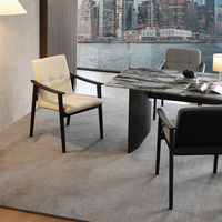 Chaise de salle à manger rembourrée moderne pour restaurant, bar, mobilier et table nordique de luxe, chaises personnalisées pour salle à manger et chambre d'hôtel