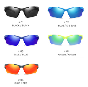 Nuova <span class=keywords><strong>serie</strong></span> <span class=keywords><strong>di</strong></span> occhiali da sole sportivi per uomo e donna lenti ottiche polarizzate antipolvere da esterno - Product Image 6