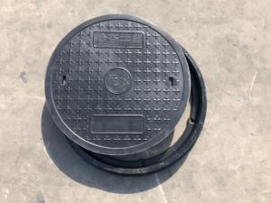 D400 Ton SMC BMC Fibra de vidrio Prensa hidráulica Cubierta de alcantarilla de resina compuesta Cubierta de alcantarilla de <span class=keywords><strong>gasolinera</strong></span> 900mm - Product Image 6