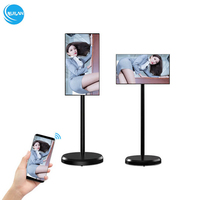 21,5 24 27 32 pulgadas HD Android Pantalla táctil interactiva LCD con soporte de batería 5H o 9H TV portátil inteligente inalámbrico