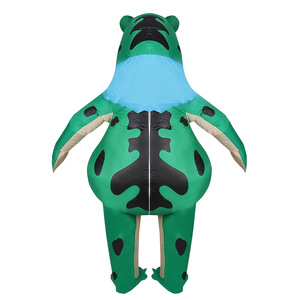 <b>Frog</b> Inflatable <b>Suit</b> With Blower And Battery Box Glowing Costume For Party Mascot Role Play Unisex - Product Image 1