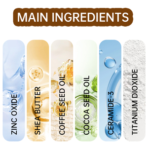 Protector Solar Mineral con Color, Resistente al Agua, con Óxido <span class=keywords><strong>de</strong></span> Zinc, FPS 50, <span class=keywords><strong>para</strong></span> Piel Oscura, Marca Privada, OEM - Product Image 4