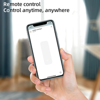 Zemismart Smart Homekit Motorisé Rideau Moteur Piste Alexa et Siri Compatible Tuya WiFi Glissière Électrique Ensemble en Métal