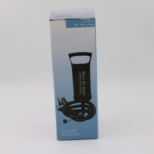 ปั๊มลมแบบใช้มือ ปั๊มลมแบบแมนนวลสำหรับห่วงยางว่ายน้ำ แพยางลอยน้ำ วัสดุพีวีซี ความยาว 11 นิ้ว น้ำหนัก 335 กรัม - Product Image 4