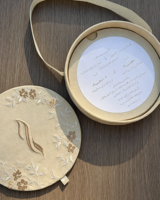 Boîte à cartes d'invitation de mariage élégante avec ruban, emballage en papier, broderie en velours, boîte à cartes cadeaux de mariage personnalisée de luxe pour les invités