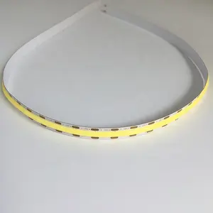 5m 12V COB led قطاع ضوء لينة مرنة الشريط الشريط السلس الخطي ضوء 10W 10 مللي متر لكل قطع البوليفيين مرنة بقيادة مصباح لاصق