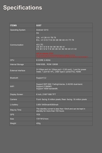 S357 V3 Viễn Thông kiểm tra PDA Android 13 OS PDA Wifi speedtest lên đến 2300M Wifi Phân Tích <span class=keywords><strong>Lan</strong></span> Port 2.5g RJ45 Mạng Tester - Product Image 6