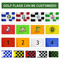 Drapeau de golf pour putting green avec trou et coupelle, mini drapeau d'entraînement léger et écologique pour le driving range