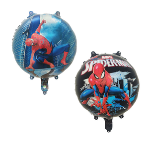 Vente en gros 18 pouces personnage de dessin animé feuille ronde hélium gonflable <span class=keywords><strong>Spider</strong></span>-<span class=keywords><strong>Man</strong></span> aiguille Kuromi ballon décorations de fête d'anniversaire - Product Image 2