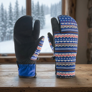 Mitaines de ski unisexes à impression par sublimation, gants de snowboard thermiques isolés pour hommes et femmes, hiver - Product Image 2