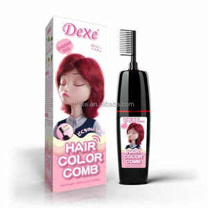 DEXE 200ml Tinta per Capelli Permanente a Base di Erbe Marrone Nero Shampoo Crema con Pettine <span class=keywords><strong>Senza</strong></span> <span class=keywords><strong>Ammoniaca</strong></span> Copre i Capelli Grigi Uomo Donna Grado Cosmetico - Product Image 2