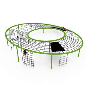 Filet de terrain de jeu extérieur d'aventure de cours d'arbre d'équipement d'escalade de corde pour des enfants - Product Image 3