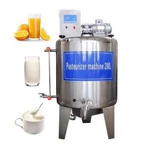 Industrial Gas Honey Juice Batch Pasteurizer Milk Sterilizing Machine